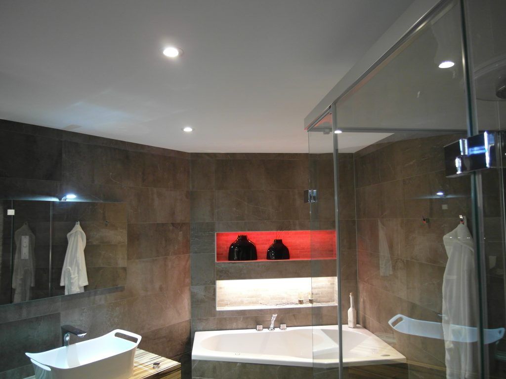 Spanplafond badkamer